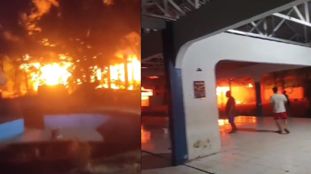 Akibat Korsleting Listrik, Gedung SMPN 8 Makassar Terbakar