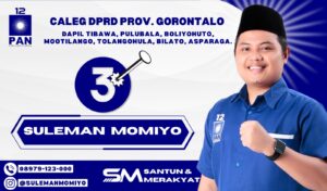 Suleman Momiyo, Caleg Muda PAN, Siap Mendedikasikan Diri untuk Provinsi Gorontalo