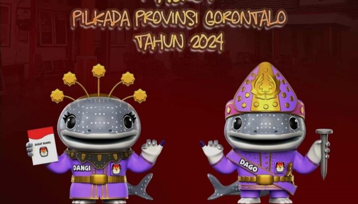 KPU Tambahkan Maskot Pilkada 2024,  Sepasang Hiu Paus Berpakaian Adat Gorontalo