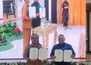 Sekda Ishak Ntoma Teken MOU Perlindungan Tenaga Kerja Migran Bersama BP2MI di Kabupaten Bone Bolango