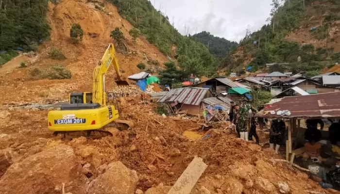 Cuaca Ekstrem dan Akses Jalan Sulit Hambat Evakuasi Longsor Tambang di Gorontalo