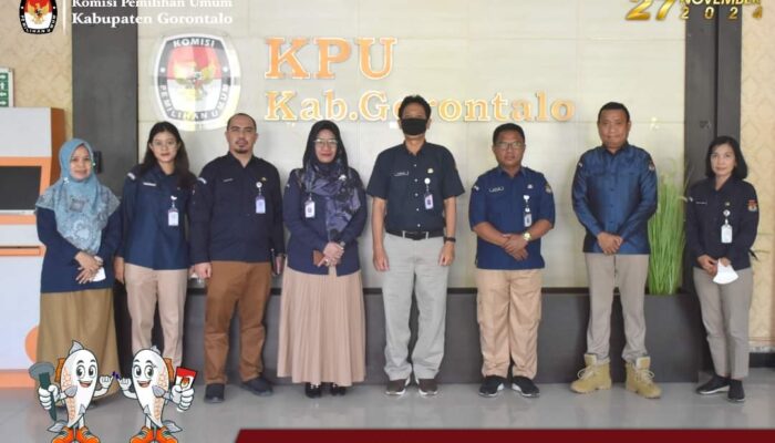KPU Kabupaten Gorontalo Terima Kunjungan Plt. Sekretaris KPU Provinsi Pantau Persiapan Pilkada
