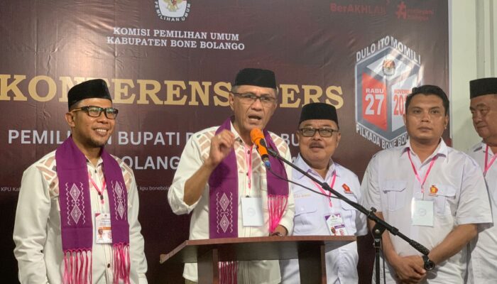 Pasangan AMIN Resmi Mendaftar di KPU Bonebolango