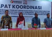 Gelar Rakor, Bawaslu Provinsi Gorontalo Perkuat Pengawasan Jelang Pendaftaran Pilkada