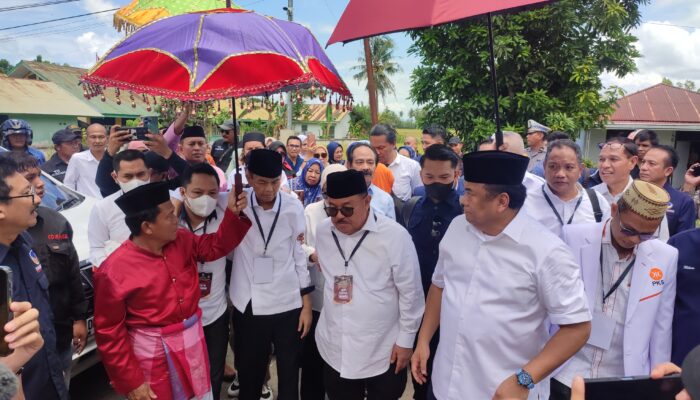 Rachmat Gobel Dampingi Toni-Rustam Daftar ke KPU Gorontalo, Target Menang 60 Persen