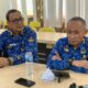 Kepala Dinas Pendidikan dan Kebudayaan (Dikbud) Provinsi Gorontalo, Rusli Nusi (Kanan) saat konferensi pers bersama awak media, bertempat di SMKN 1 Kota Gorontalo, Selasa (17/09/2024). (Foto : Randa/Komparasi.id)