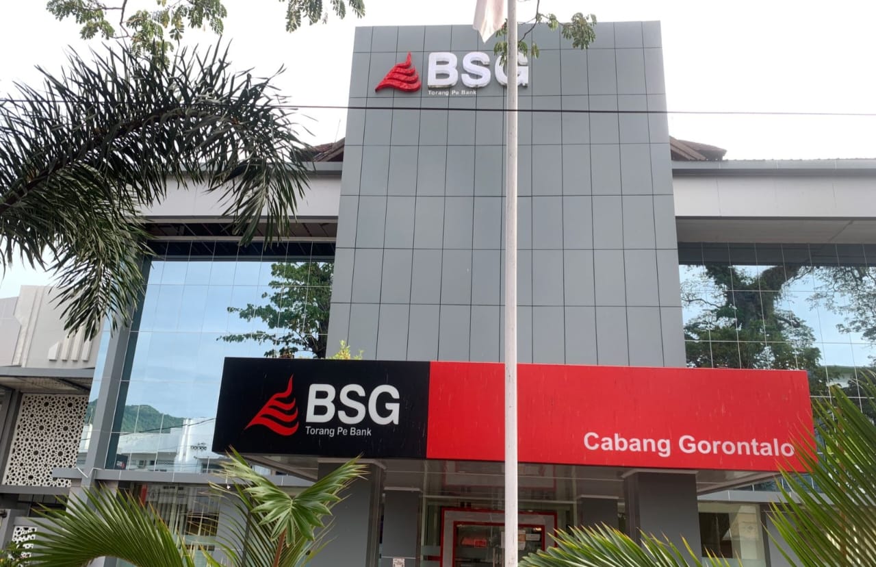 Kantor BSG Cabang Gorontalo.(Foto: Randa/Komparasi.id)