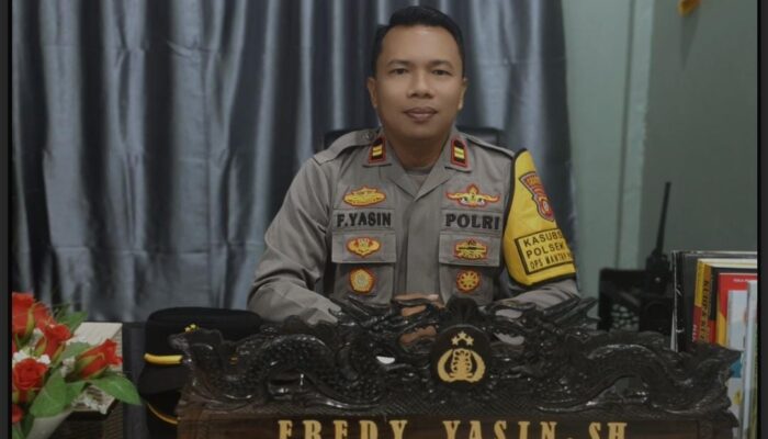 Kapolsek Kota Utara IPTU Fredy Yasin.(Foto : Dok. Polri)