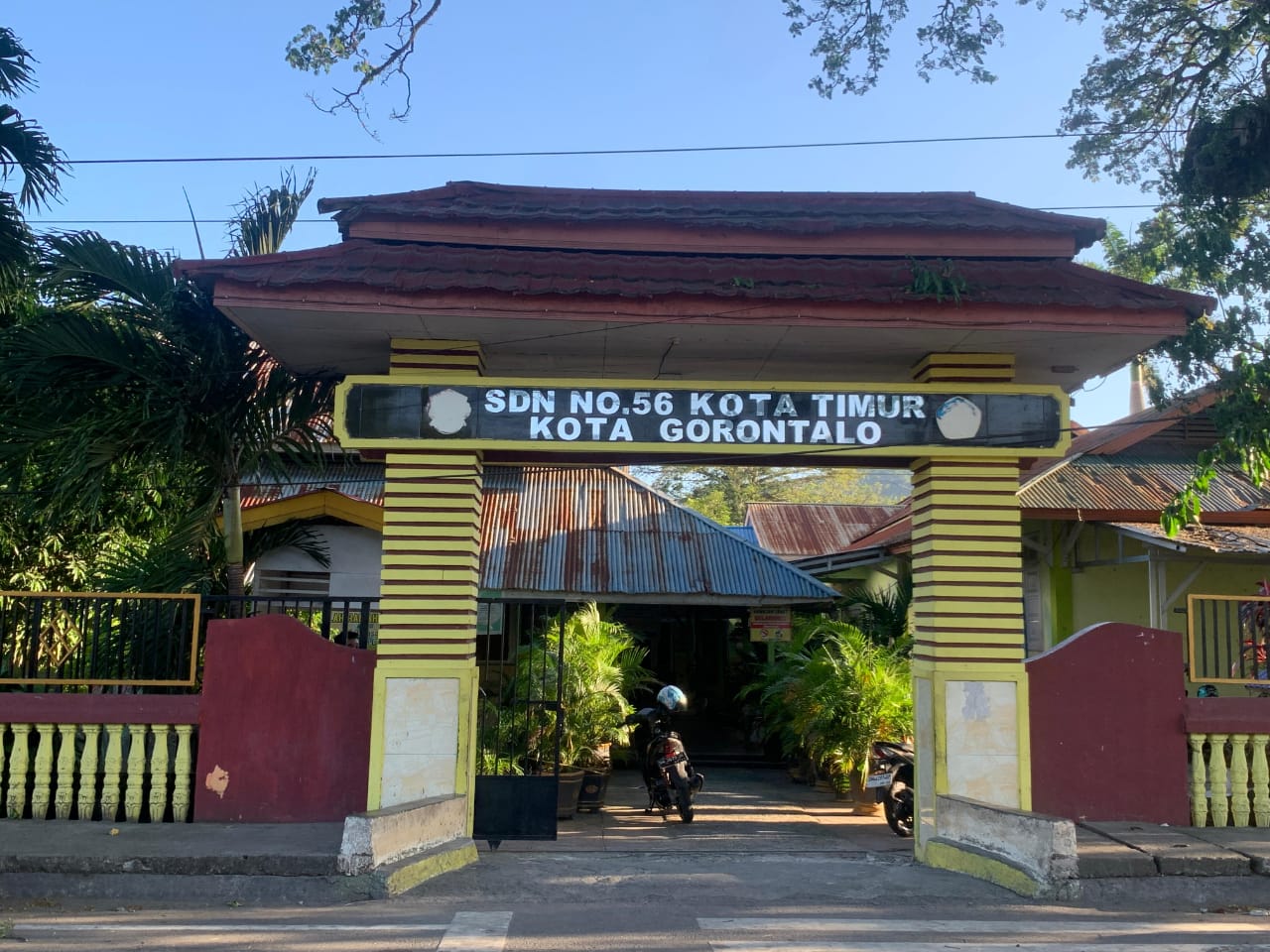 Gedung Sekolah Dasar Negeri (SDN) 56 Kota Timur. (Foto : Randa/ Komparasi.id)