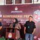 KPU Bone Bolango  saat menggelar konferensi Pers usai penetapan Pasangan Calon Bupati dan Wakil Bupati, Minggu (22/09/2024).(Foto : Ist.)
