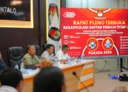 KPU Provinsi Gorontalo Umumkan Jumlah DPT Pilkada 2024