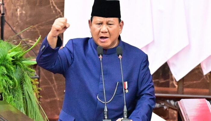 Keterangan Foto : Pidato Perdana Presiden Prabowo Subianto (ist)