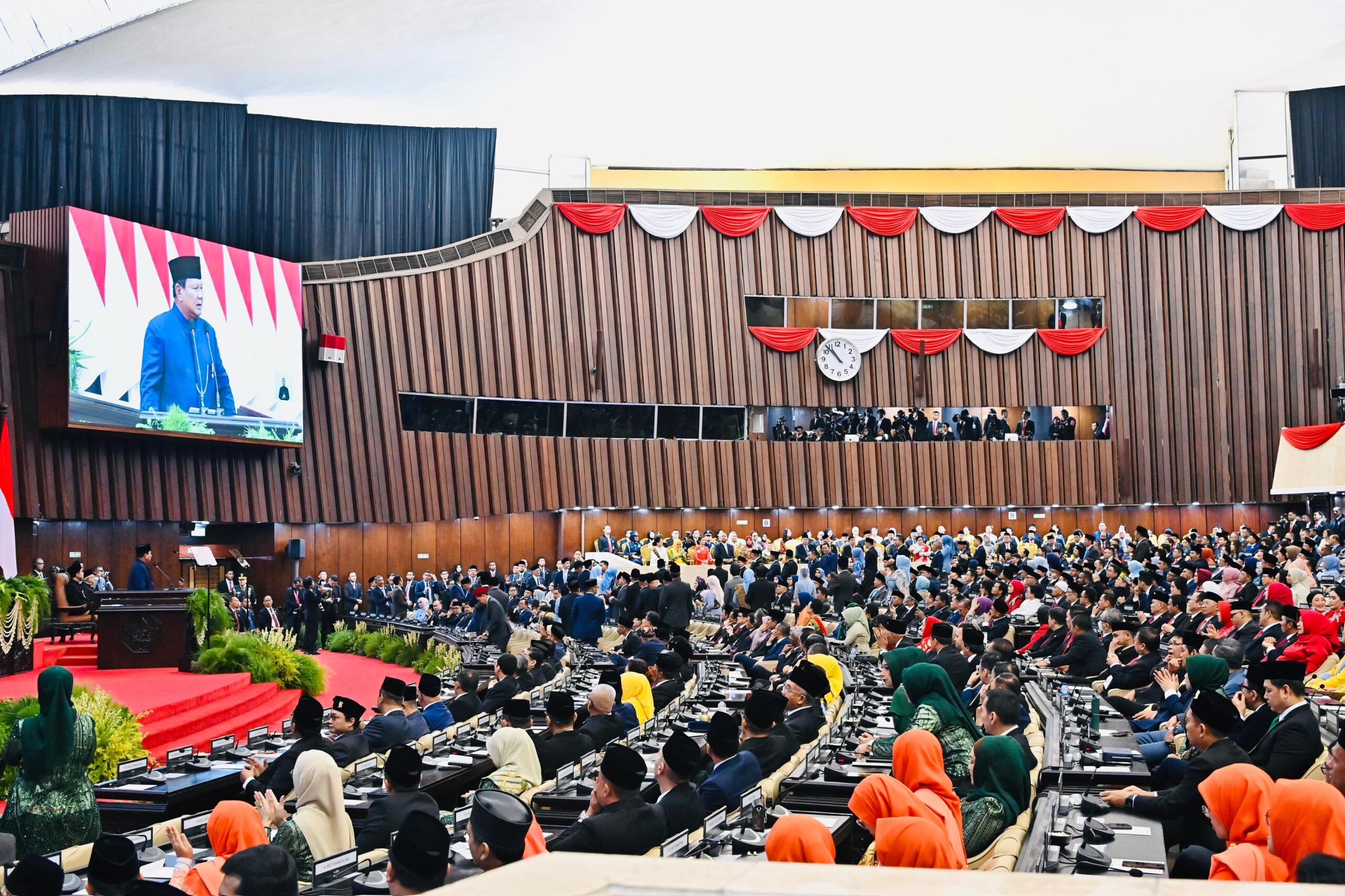 keterangan Foto : Pidaro Presiden Republik Indonesia di Gedung Nusantara MPR/DPR/DPD, Jakarta (ist)