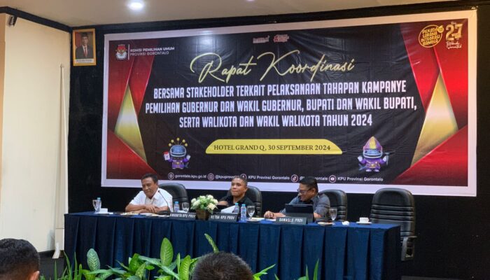 Gelar Rakor, KPU Provinsi Gorontalo Bahas Teknis Kampanye