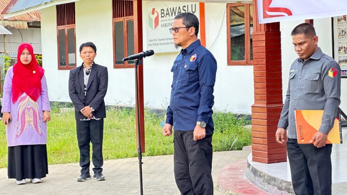 Keterangan Foto |: John Hendri Purba Pimpin Peringatan Hari Kesaktian Pancasila di Pohuwato