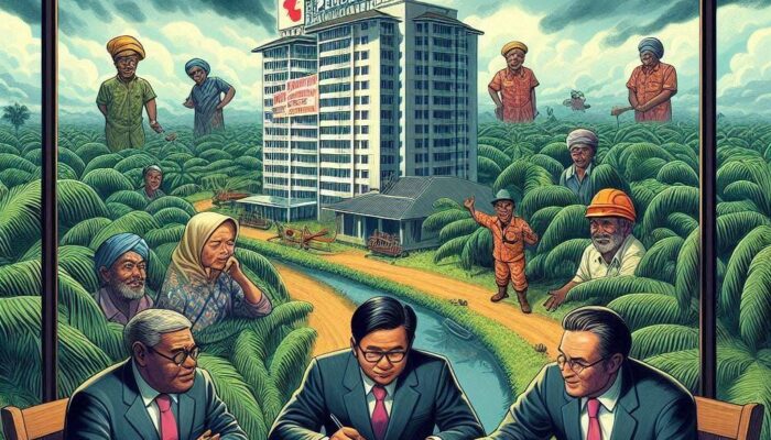 Keterangan Foto : Ilustrasi Jejak Keterlibatan Pejabat dan Mantan Pejabat