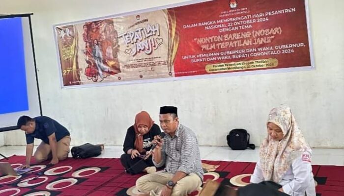 KPU Kabupaten Gorontalo Gelar “Goes to Pesantren” dalam Memperingati Hari Santri Nasional