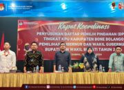 KPU Bone Bolango Koordinasi Penyusunan Daftar Pemilih Pindahan Pilkada 2024