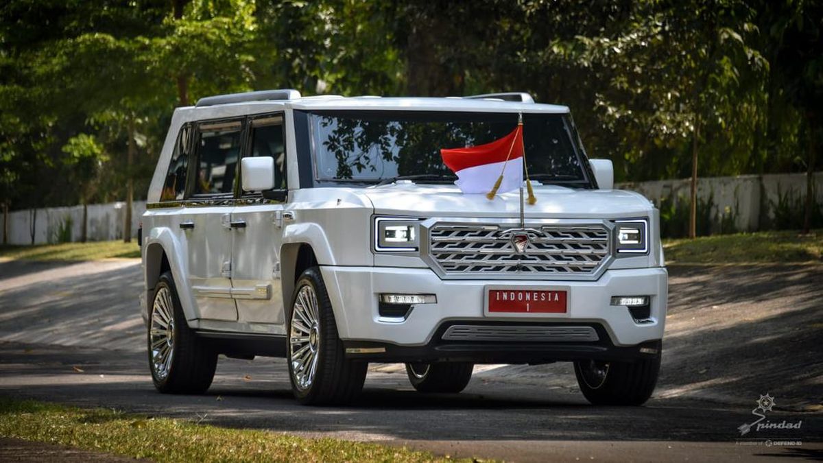 Foto : penampakan mobil prabowo-gibran produksi PT.Pindad