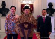 Presiden Prabowo Umumkan 56 Wakil Menteri Kabinet Merah Putih 2024-2029
