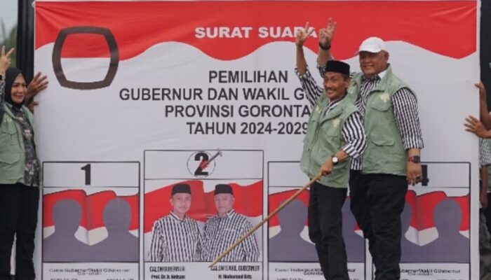 Nelson dan Kris Perkenalkan Visi Lewat Hiburan Rakyat dan Seni Budaya Gorontalo