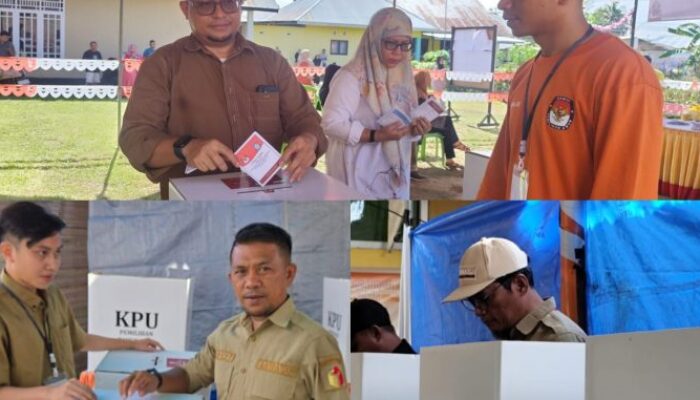 Komisioner Bawaslu Provinsi Gorontalo Gunakan Hak Pilih di Pilkada 2024