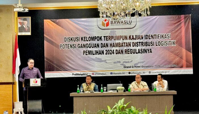Bawaslu RI Bahas Potensi Gangguan Logistik Pemilu 2024 di Gorontalo