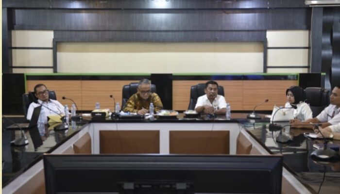 keterangan Foto : Pemerintah Kabupaten Gorontalo bersama KPK lakukan koordinasi pencegahan korupsi di sektor perizinan dengan sistem OSS-RBA