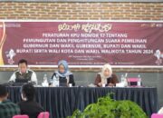 KPU Kabupaten Gorontalo Gelar Bedah Regulasi PKPU 17/2024 untuk Pemilu Serentak 2024