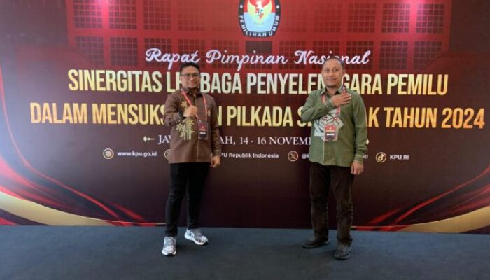 Bawaslu Gorontalo Hadiri Rapat Pimpinan Bahas Kesiapan Pilkada 2024