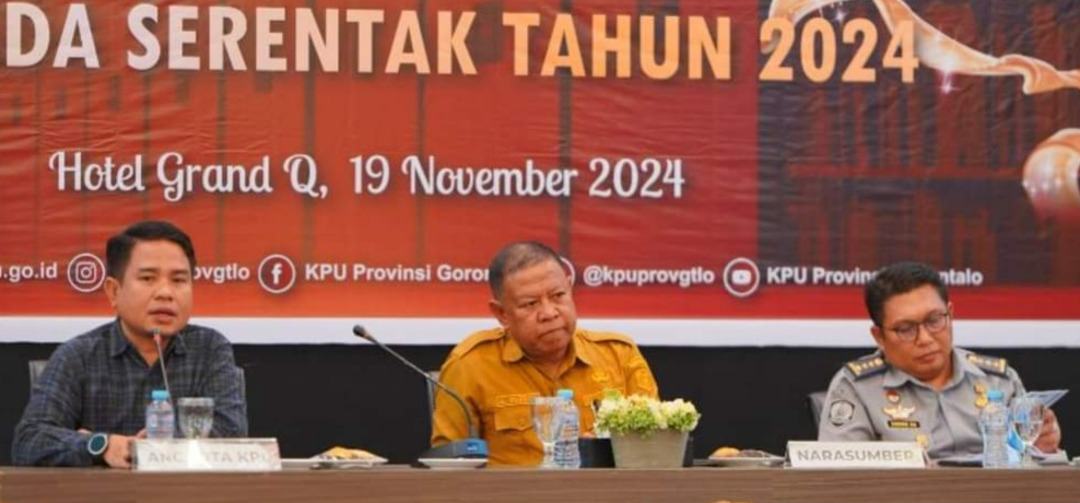 Keterangan Foto : Pemaparan Materi Oleh Narasumber terkait Langkah kongkret pindah memilih