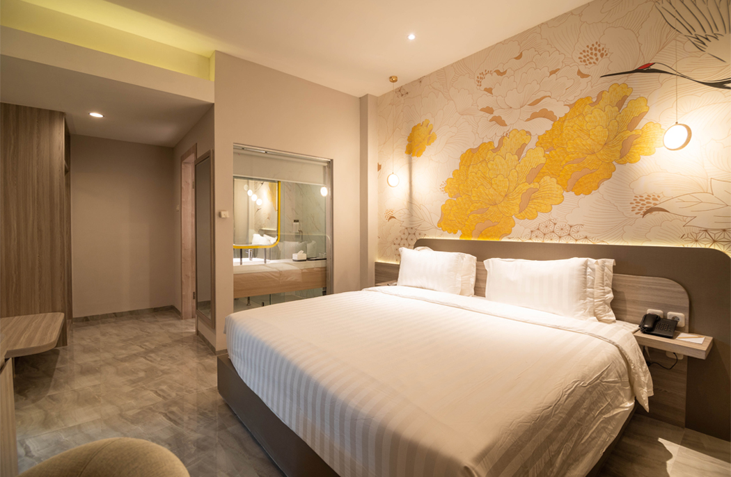 Keterangan Foto : Kamar di Yulia Hotel Gorontalo 