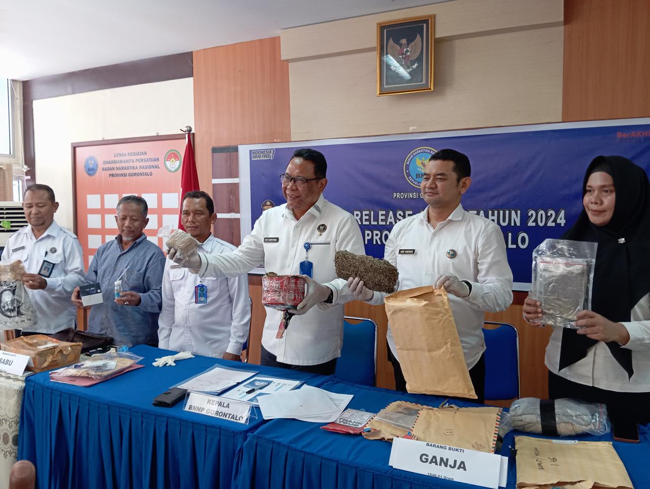 Keterangan Foto : BNNP Gorontalo