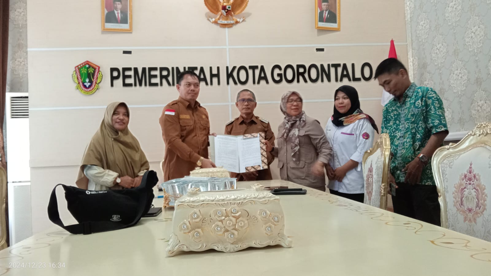 Keterangan Foto : Majelis Daerah Korps Alumni Himpunan Mahasiswa Islam bersama Pemda Kota Gorontalo