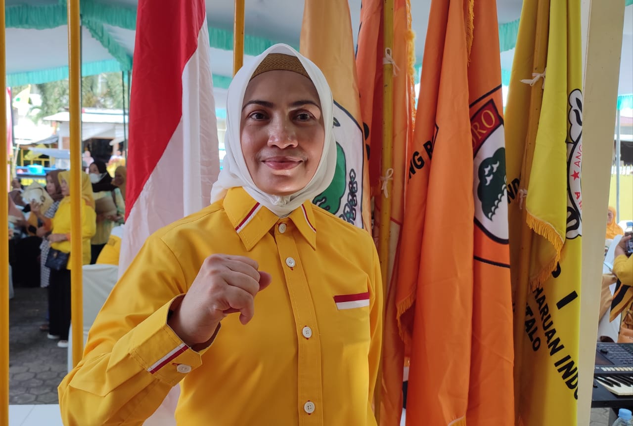 Keterangan Foto : Meyke Camaru Anggota DPRD Provinsi Gorontalo. (Komparasi.id)