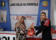 Lapas Gorontalo Bagikan Sembako untuk Keluarga Warga Binaan Jelang Ramadhan