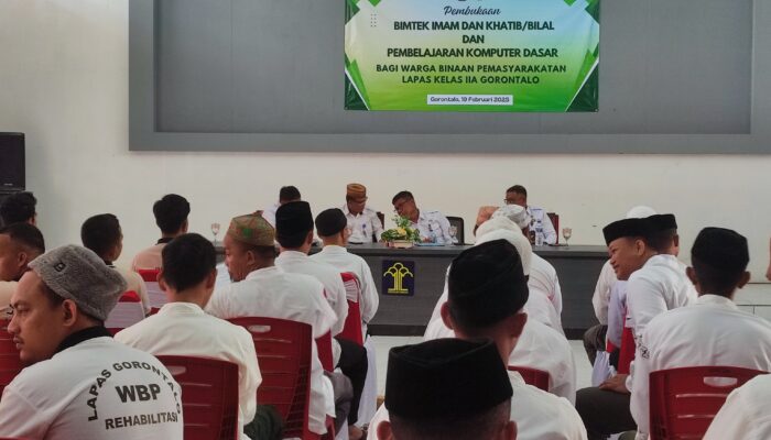 Bimbingan Keagamaan dan Digital Upaya Lapas Gorontalo Bangun Masa Depan Warga Binaan