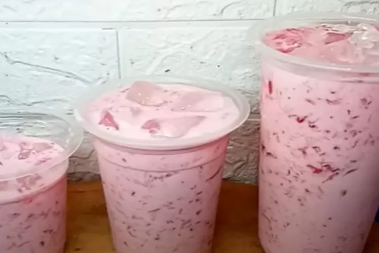 Keterangan : Ilustrasi Es Lumut, Minuman segar buka puasa