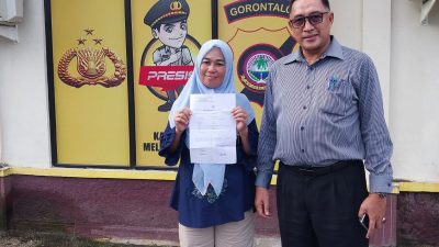 Keterangan Foto : ASN Kabupaten Gorontalo yang mendapat intimidasi yang kini melaporkan ZH ke Polisi