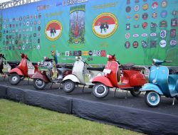 Kala Vespa Menjadi Jembatan Budaya dan Ekonomi di Celebes Scooter Party XVIII