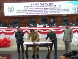 DPRD Provinsi Gorontalo dan Pemprov Tandatangani Nota Kesepakatan KUA-PPAS 2026