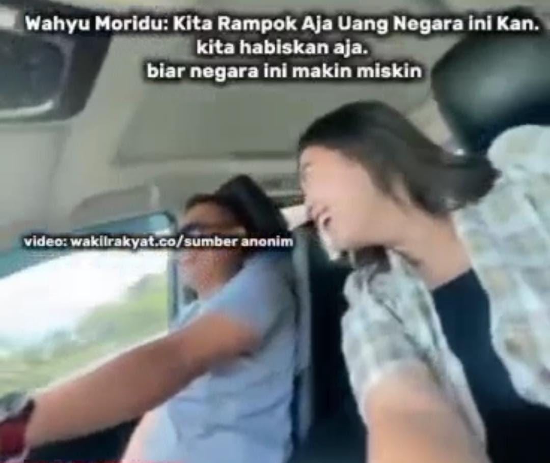 Keterangan : Tangkapan layar video wahyudin moridu yang viral