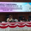 DPRD Provinsi Gorontalo Tetapkan Perubahan Jadwal Legislasi 2025–2026 Lewat Paripurna