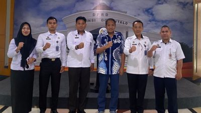 Ridwan Monoarfa, menerima kunjungan Kepala LPKA Kelas II Gorontalo (Foto : Set DPRD)