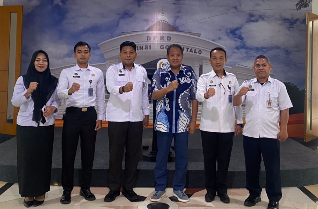 Ridwan Monoarfa, menerima kunjungan Kepala LPKA Kelas II Gorontalo (Foto : Set DPRD)