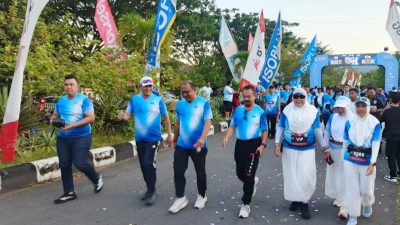 Ketua Deprov Thomas Mopili Menghadiri Bohusami Young Run 2025 di Bonbol