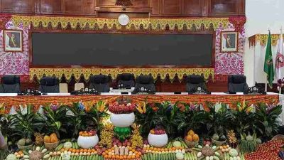 Paripurna HUT Gorontalo Hadirkan Dekorasi Hortikultura, Penghargaan untuk Petani Lokal