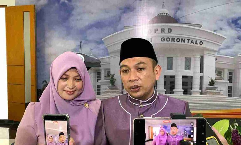 Moh. Abd. Ghalieb Lahidjun, mengingatkan kembali cita-cita para pejuang pendiri Provinsi Gorontalo (foto : Aliem)