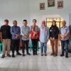 Anggota Komisi I DPRD Provinsi Gorontalo meninjau lokasi kantor Desa Sejahtera yang belum bisa digunakan akibat sengketa lahan, (Foto ist)