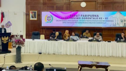Rapat Paripurna ke-64 DPRD Provinsi Gorontalo memaparkan laporan Pansus Pertambangan